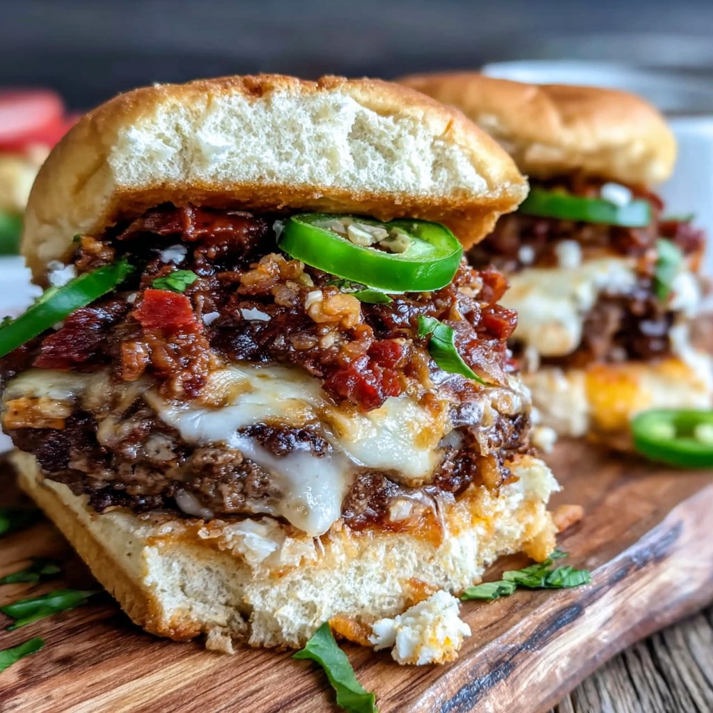 Classic Chili Cheese Burgers