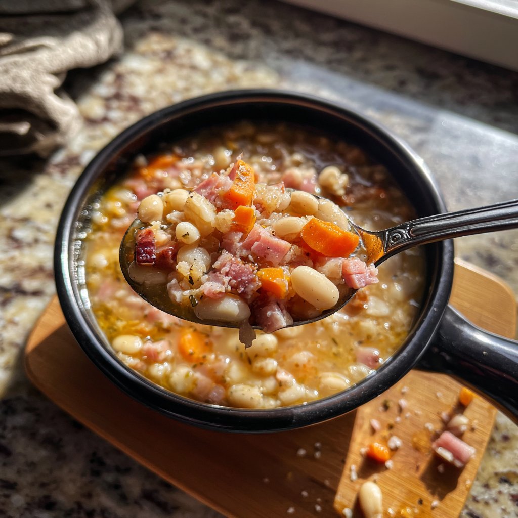 Hearty Winter Ham and Bean Soup