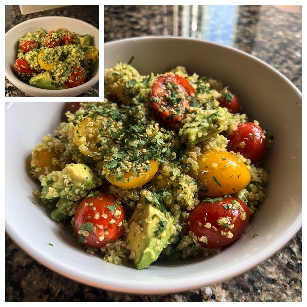 Healthy Avocado Quinoa Salad