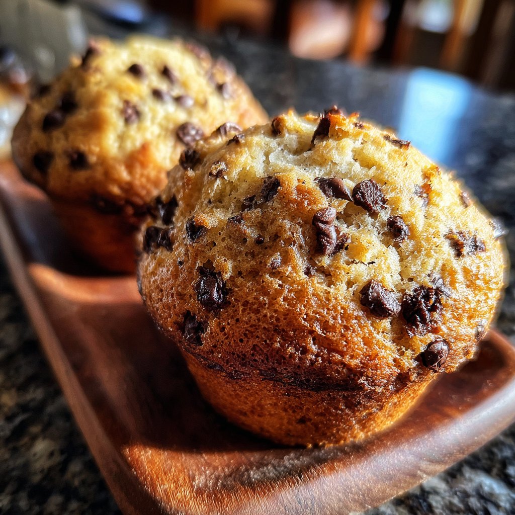 Simple Chocolate Chip Muffin Tops