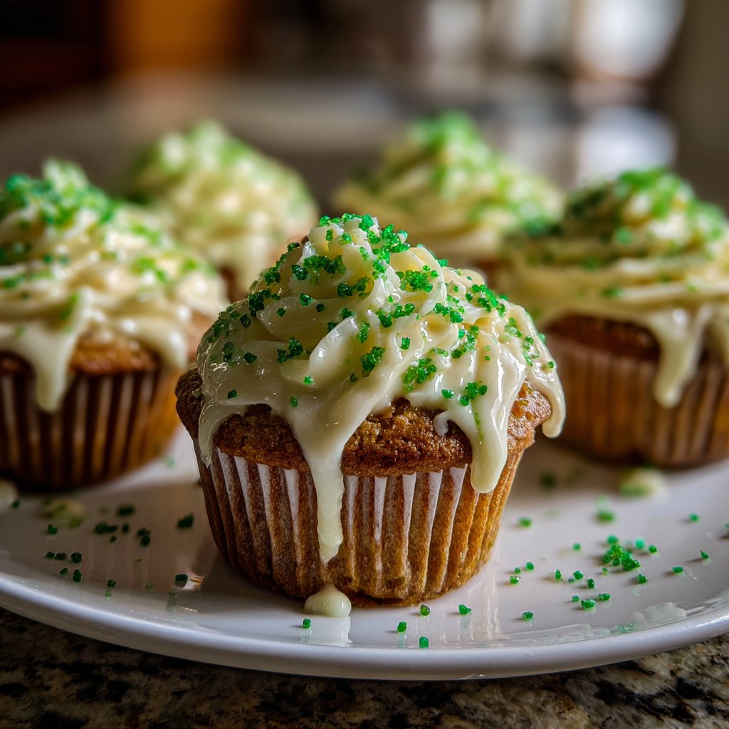 Leprechaun Lime Cupcakes