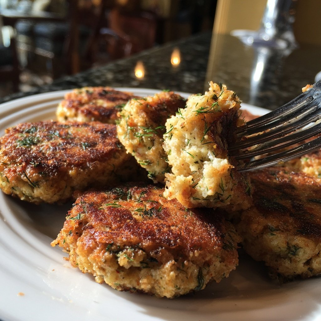 Savory Salmon Patties with Dill