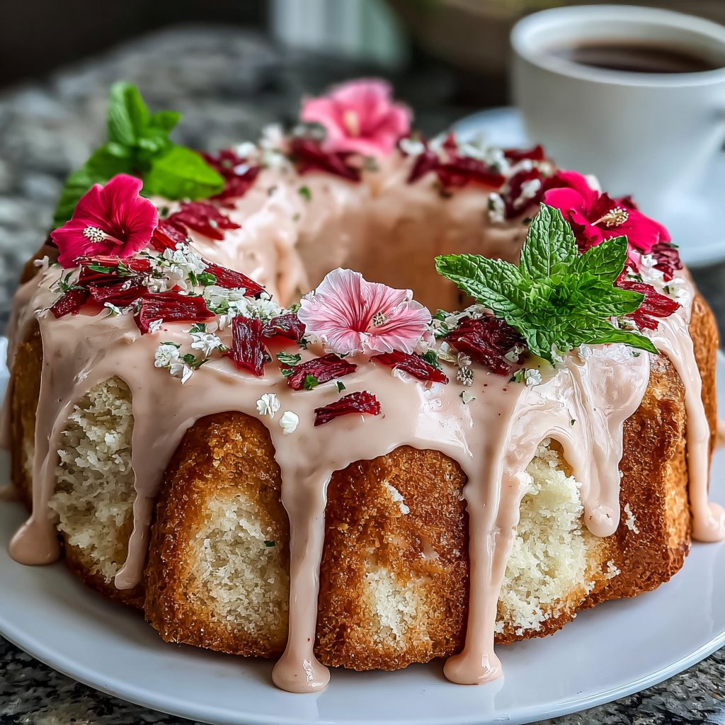 Hibiscus Spring Cake