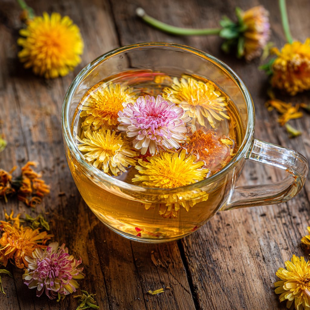 Sweet Dandelion Floral Tea