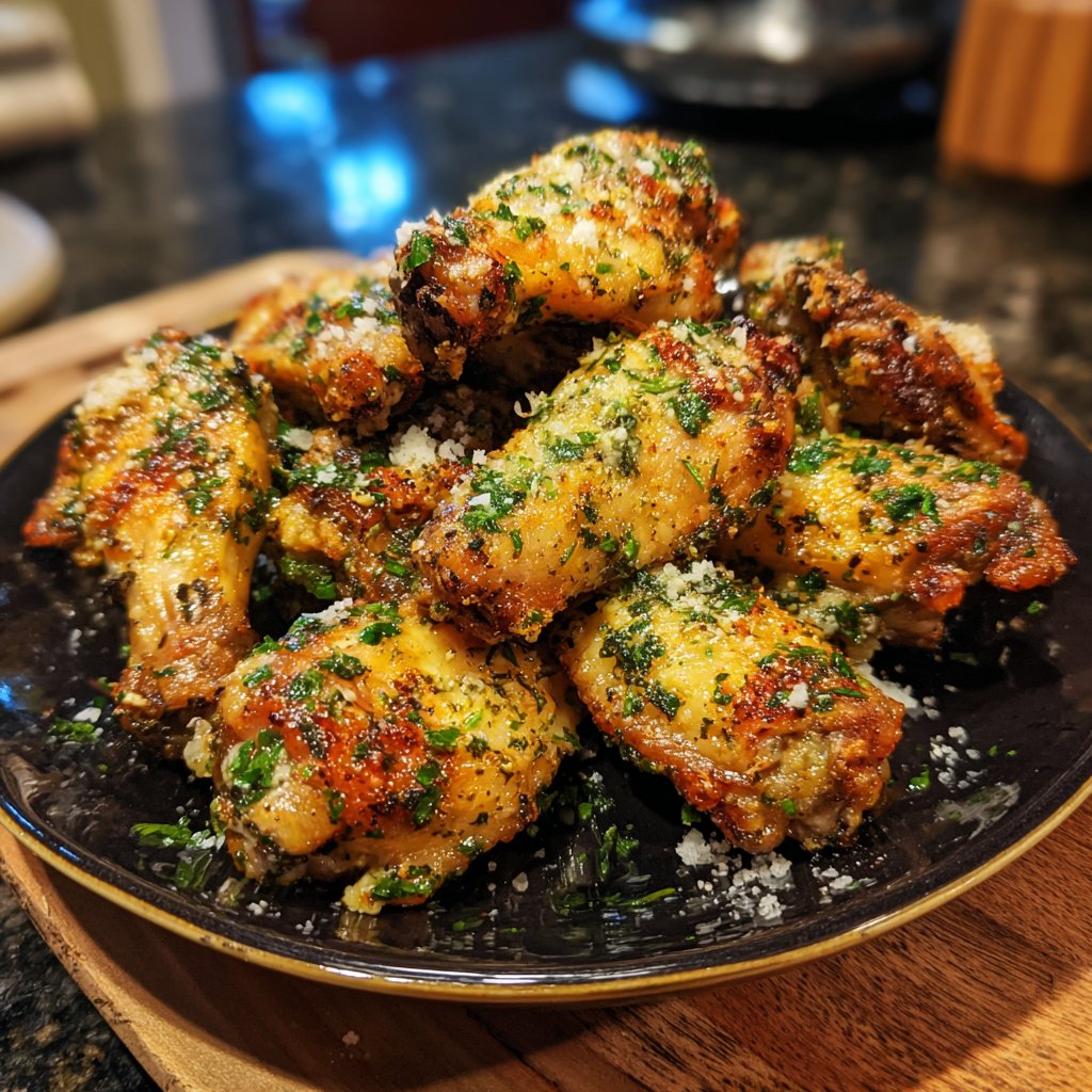 Garlic Parmesan Chicken Wings