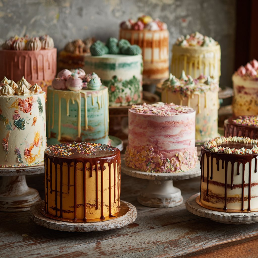 20 Birthday Cakes for Adults: Modern Buttercream