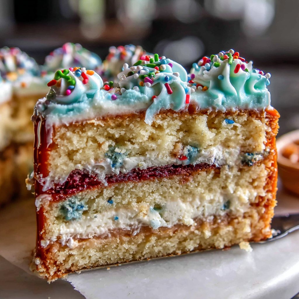 Radiant Rainbow Graduation Cake