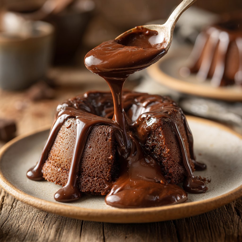 Spoonful of Choco-Swirl Pudding